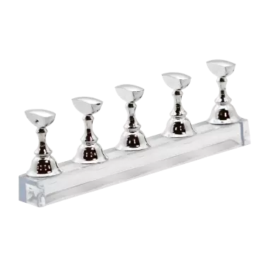 178306Nail Art Display Zilver