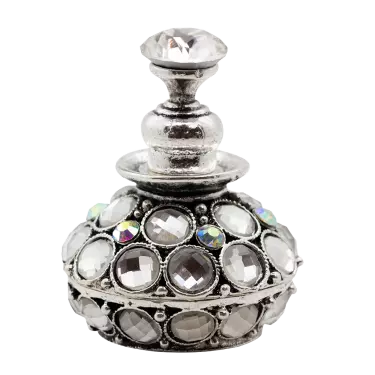 178309 Nail Art Display with Rhinestones Silver