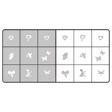 [289688] 289688 AirNails Masking Romantic Collection