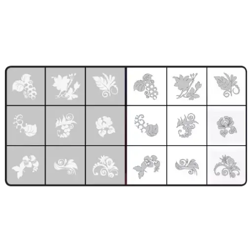 [289720] 289720 Airnails Masking  Russian Flowers