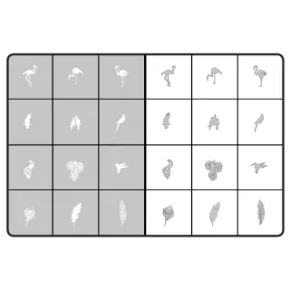 [289731] 289731 AirNails Exotic Birds Collection