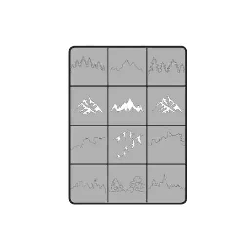 [289740] 289740 AirNails Landscapes Collection