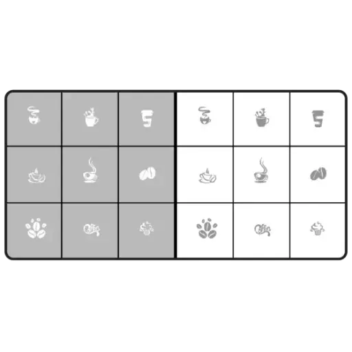 [289756] 289756 Airnails Stencil Coffee