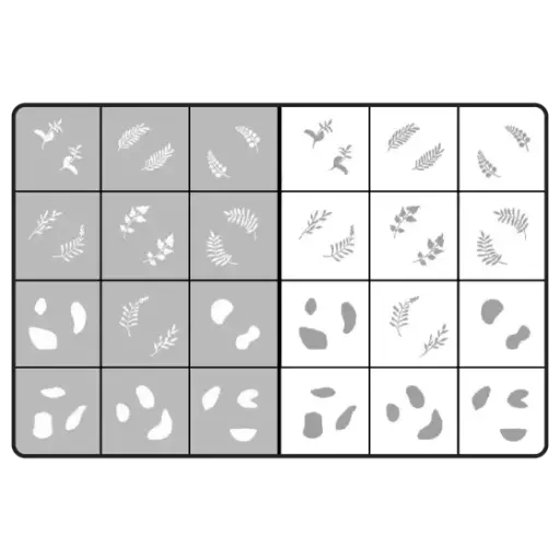 [289575] 289757 Airnail Stencil Minimalism