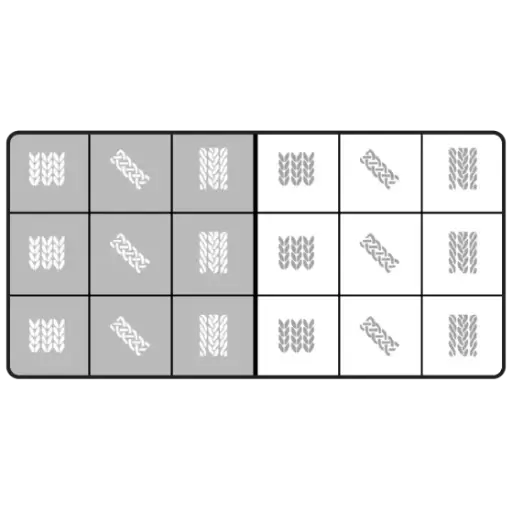 [289758] 289758 Airnail Stencil Knitted Sweater