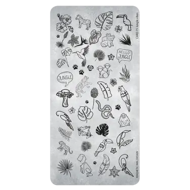 [118678] Stampingplate 75 Jungle Vibes 118678