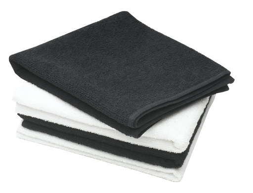 [3500302] Handdoek Katoen Zwart 