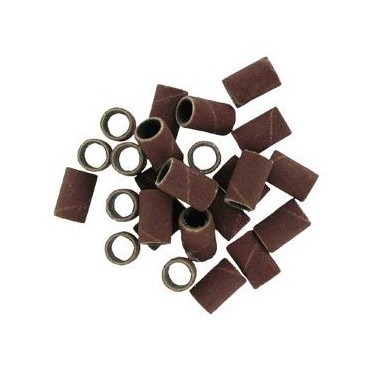 [6101020-35] Schuurrolletjes grof 80 grit , 100 stuks 