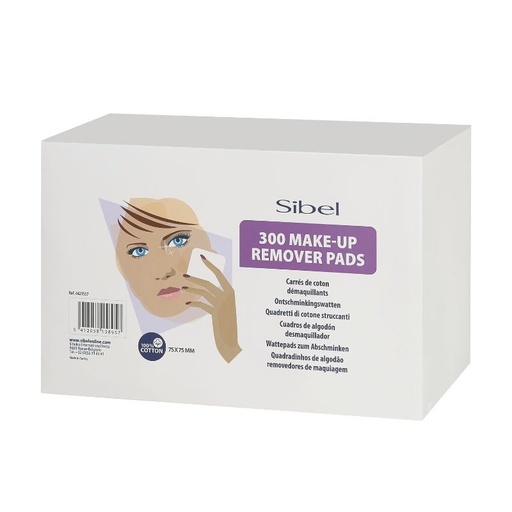 Make up verwijderingspads vierkant 75mm x 75 mm 300st