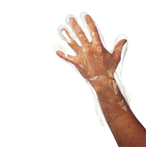Clear wegwerp handschoen 100 st 