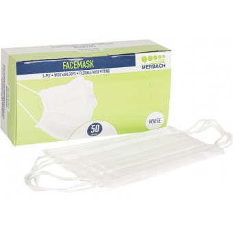 Mondmasker White IIR 50 pcs 401103