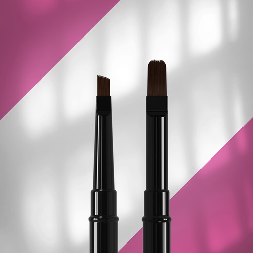 [NBE-06/10] Double-ended brush EXPERT for gel 11mm