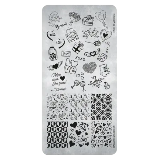 [118683] Stampingplate 80 Valentines